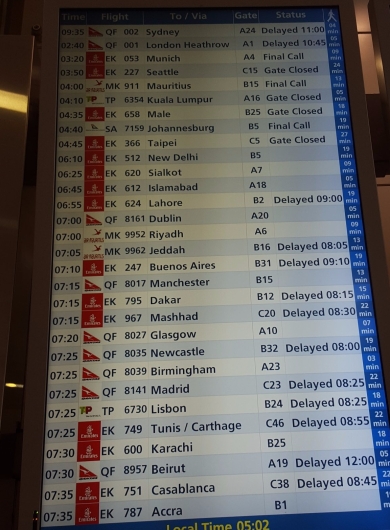 flight delay in dubai